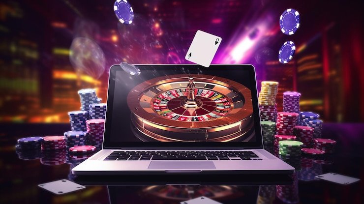 Layar permainan Mega Sevens menampilkan gulungan slot dengan simbol dan tabel pembayaran di platform aronbet88